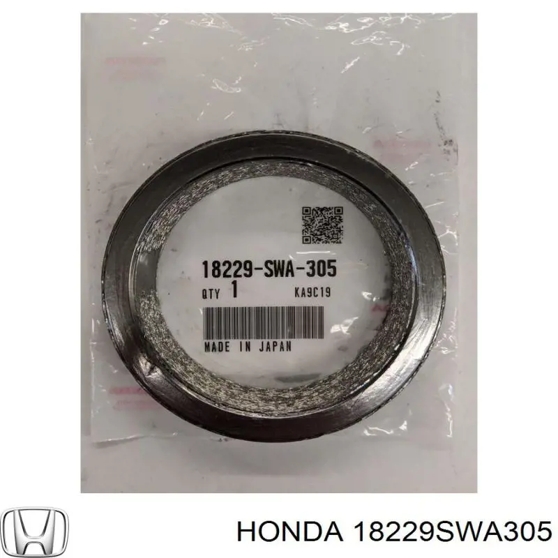  Honda 18229SWA305 ціна, від 39.30 USD