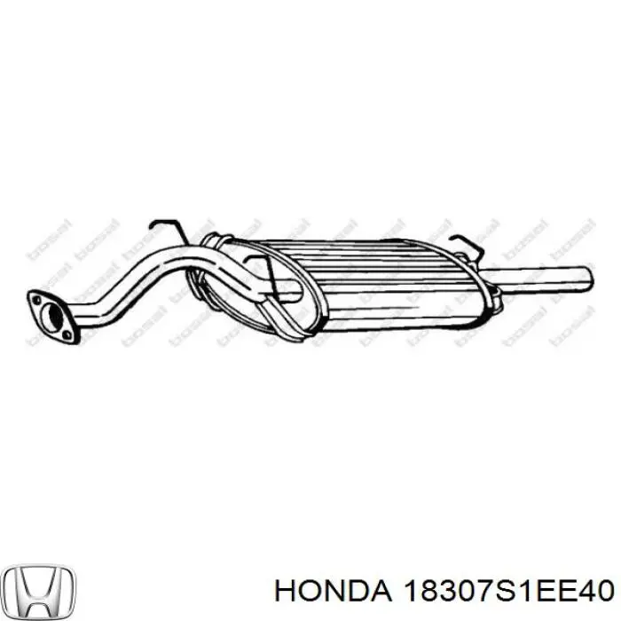 Купити 18307S1EE40 Honda Вихлоп