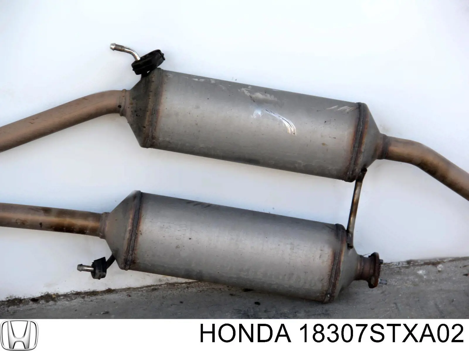 Глушник, середня і задня частина Honda 18307STXA02