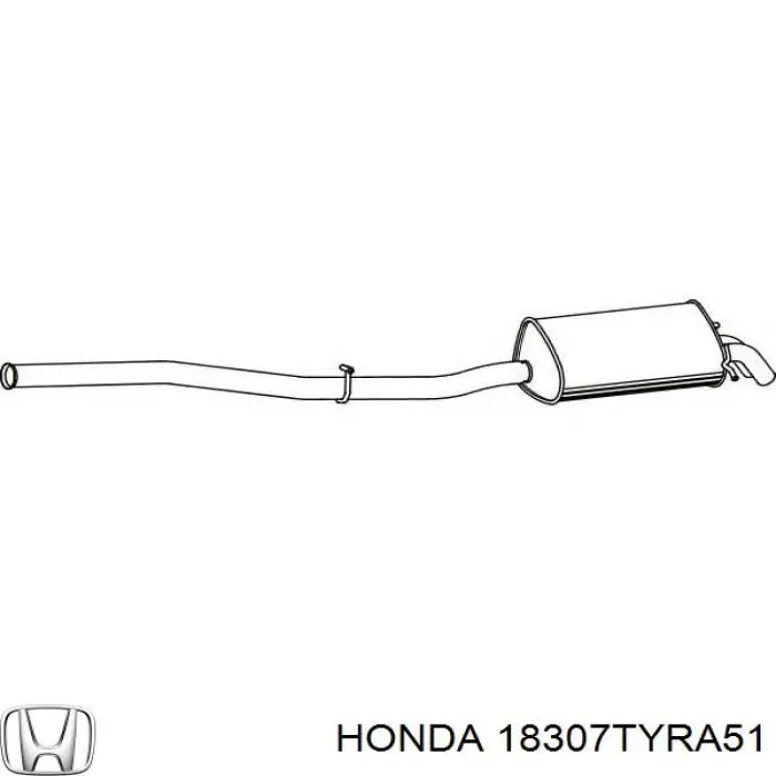  Honda 18307TYRA51 ціна, від 224.97 USD