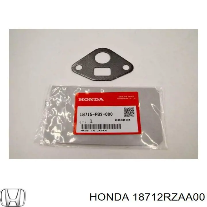 18712RZAA00 Honda Шланги і трубки системи рециркуляції