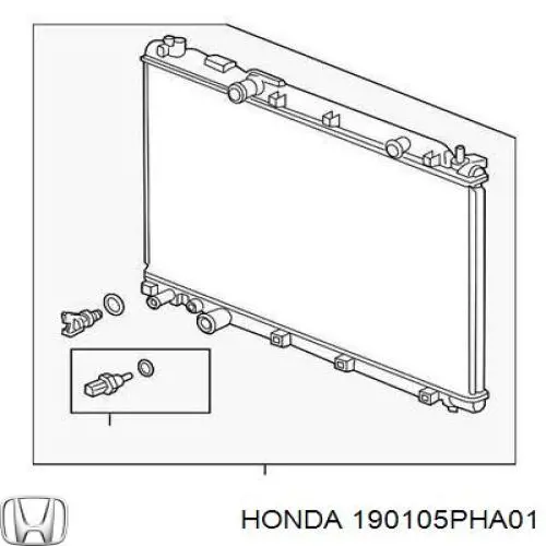 190105PHA01 Honda радіатор охолодження двигуна
