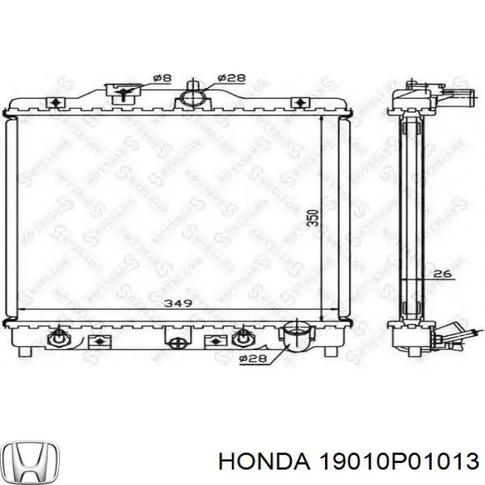 Радіатор основний Honda 19010P01013 ціна, від 55.05 USD