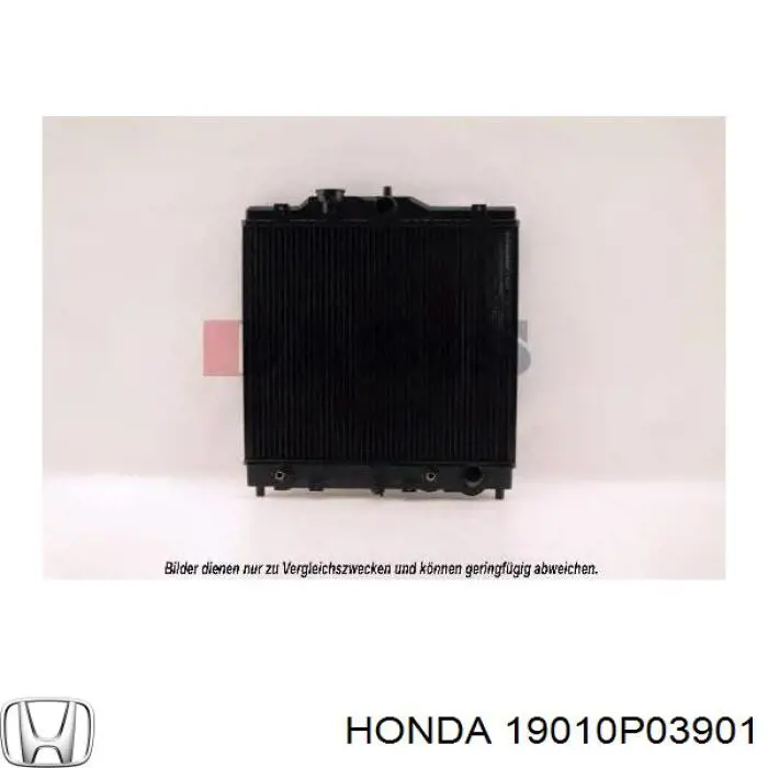 Купити 19010P03901 Honda Радіатор двигуна