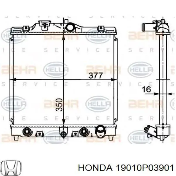 Радіатор 19010P03901 Honda
