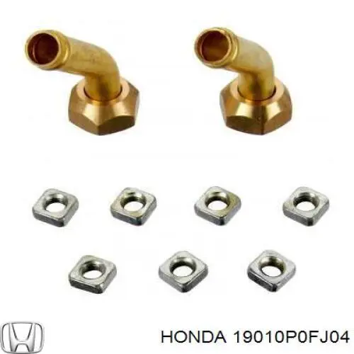 19010P0FJ04 Honda Радіатор охолодження двигуна