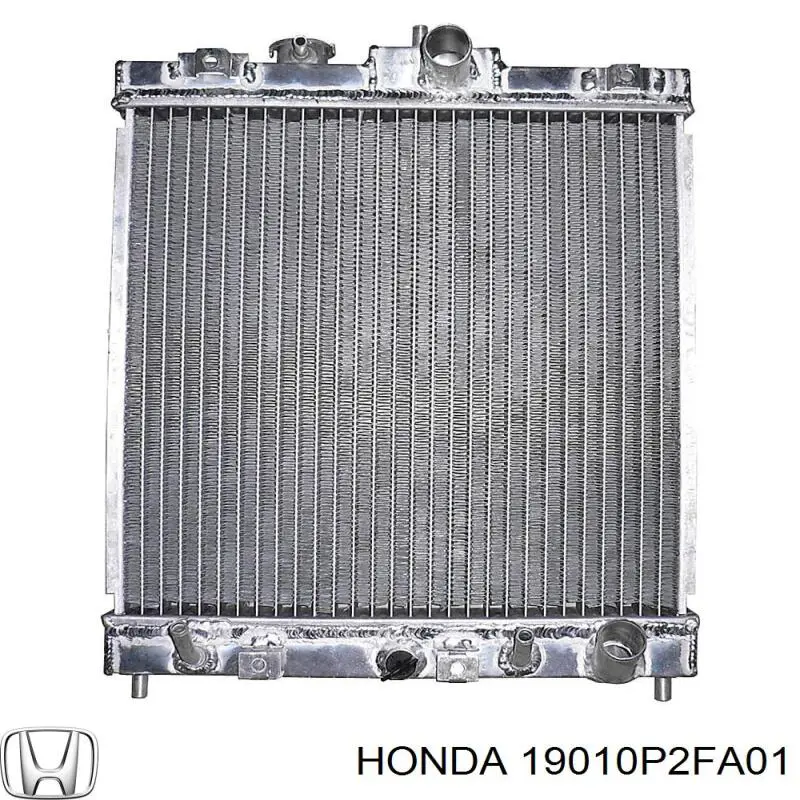 19010P2FA01 Honda Радіатор охолодження двигуна