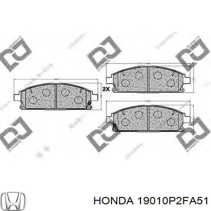 Радіатор основний Honda 19010P2FA51 ціна, від 38.55 USD