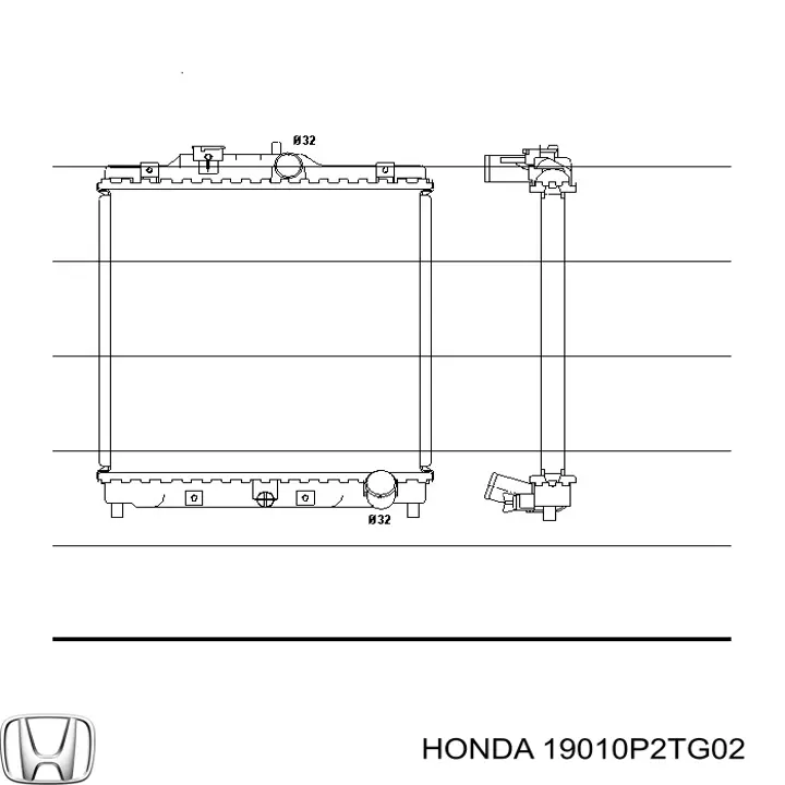  19010P2TG02 Honda