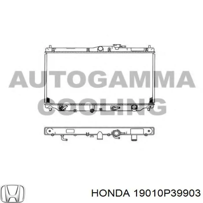 Купити 19010P39903 Honda Радіатор двигуна