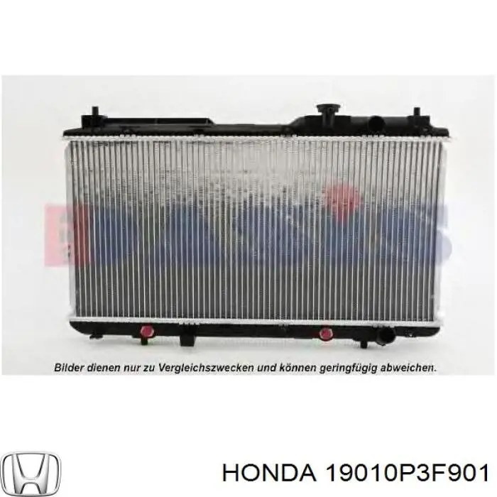 Купити 19010P3F901 Honda Радіатор двигуна