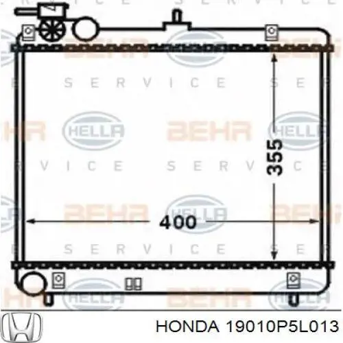 Купити 19010P5L013 Honda Радіатор двигуна