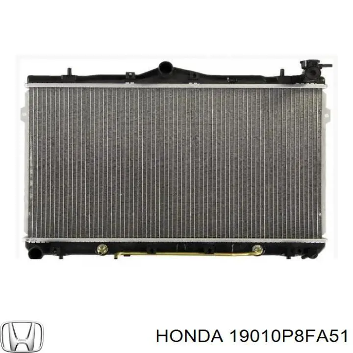 Купити 19010P8FA51 Honda Радіатор двигуна