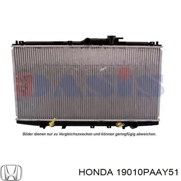 Радіатор основний Honda 19010PAAY51 ціна, від 66.65 USD