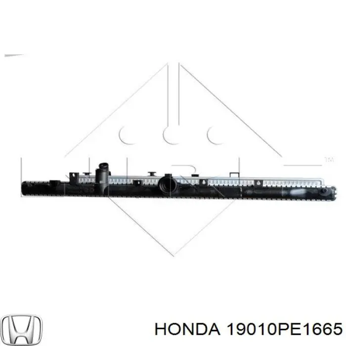 19010PE1665 Honda Радіатор охолодження двигуна