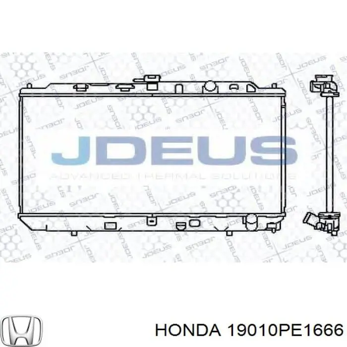 Радіатор 19010PE1666 Honda