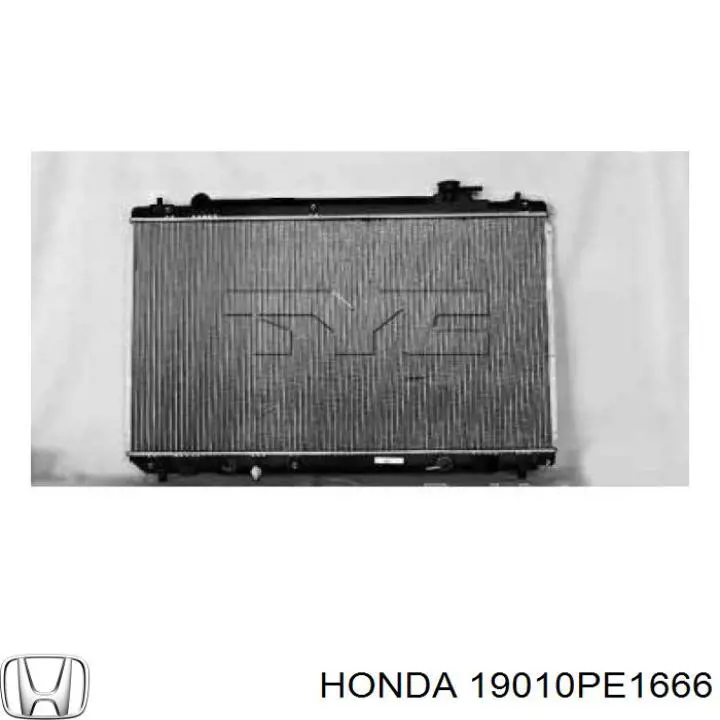 Радіатор охолодження Honda 19010PE1666