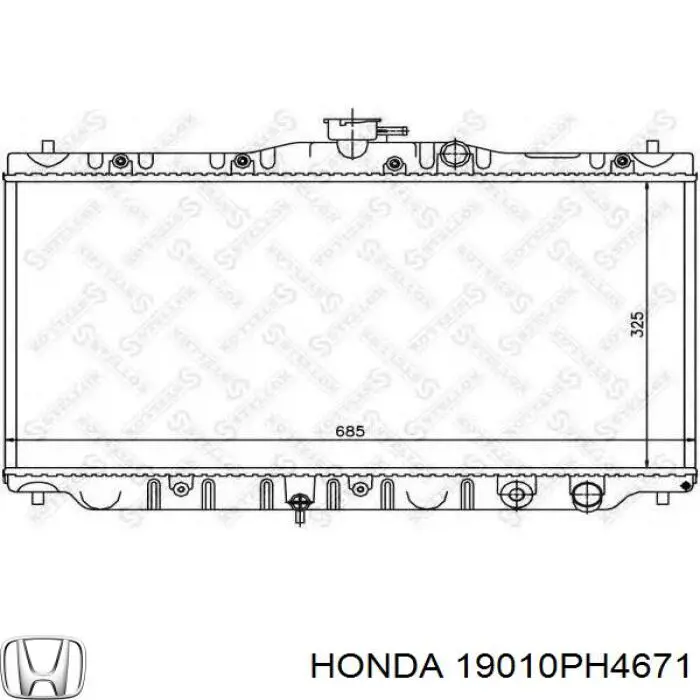 19010PH4671 Honda радіатор охолодження двигуна