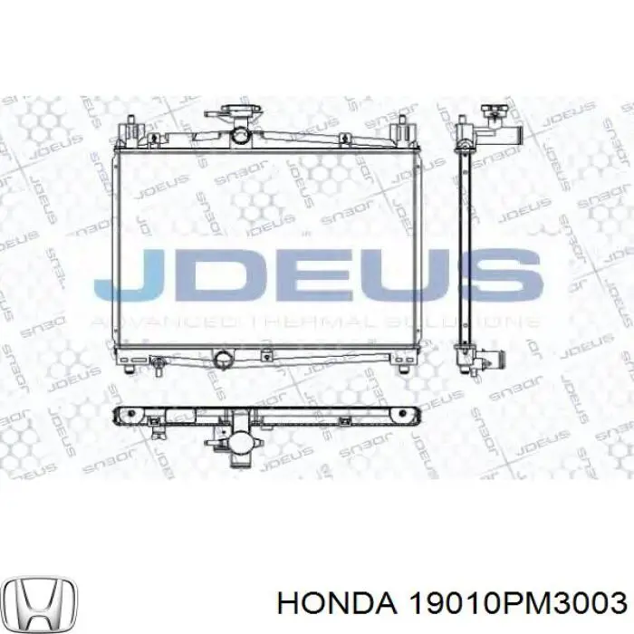 Купити 19010PM3003 Honda Радіатор двигуна