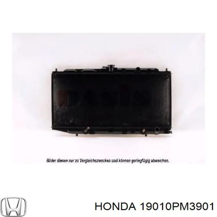19010PM3901 Honda радіатор охолодження двигуна