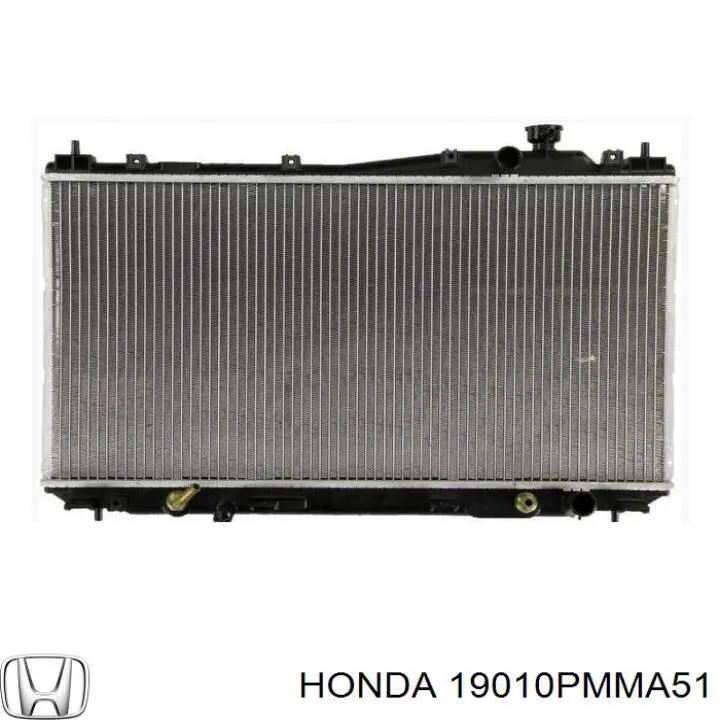 19010PMMA51 Honda радіатор охолодження двигуна