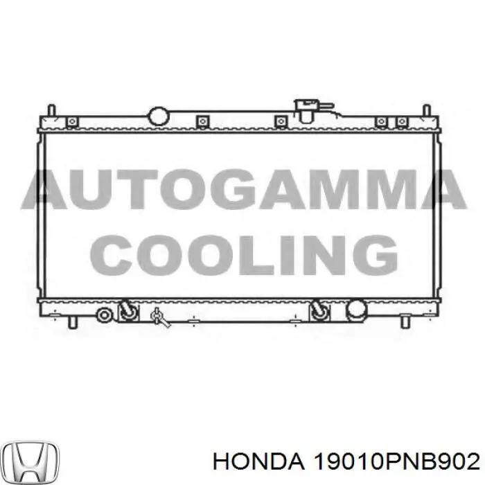 Купити 19010PNB902 Honda Радіатор двигуна