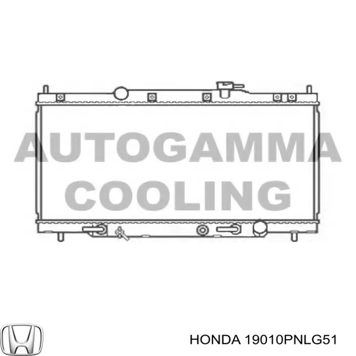 Радіатор 19010PNLG51 Honda