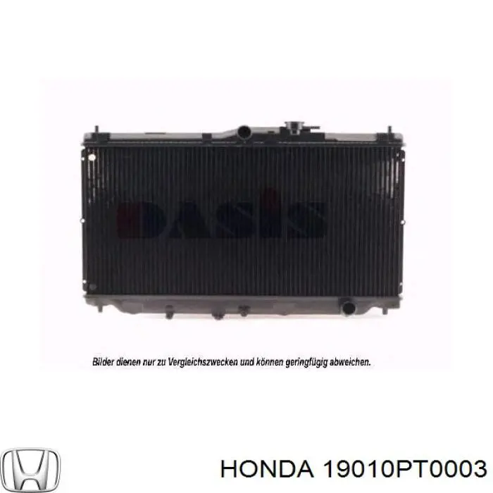 19010PT0003 Honda радіатор охолодження двигуна
