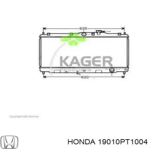 Радіатор основний Honda 19010PT1004 ціна, від 58.36 USD