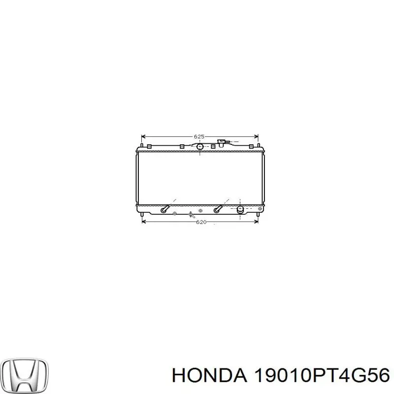 Купити 19010PT1902 Honda Радіатор двигуна