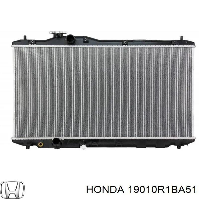 Радіатор 19010R1BA02 Honda