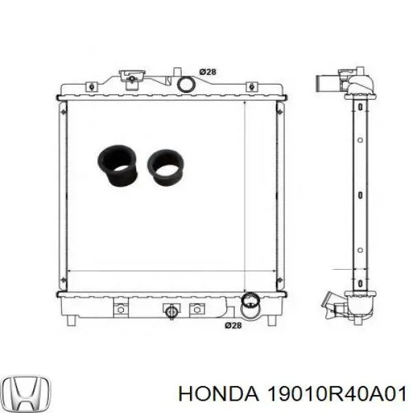 Радіатор основний Honda 19010R40A01 ціна, від 83.62 USD