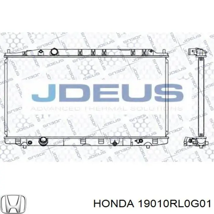 Радіатор основний Honda 19010RL0G01 ціна, від 186.98 USD