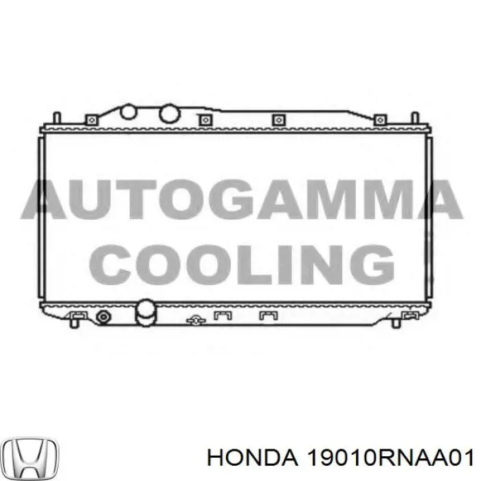 Радіатор 19010RNAA01 Honda