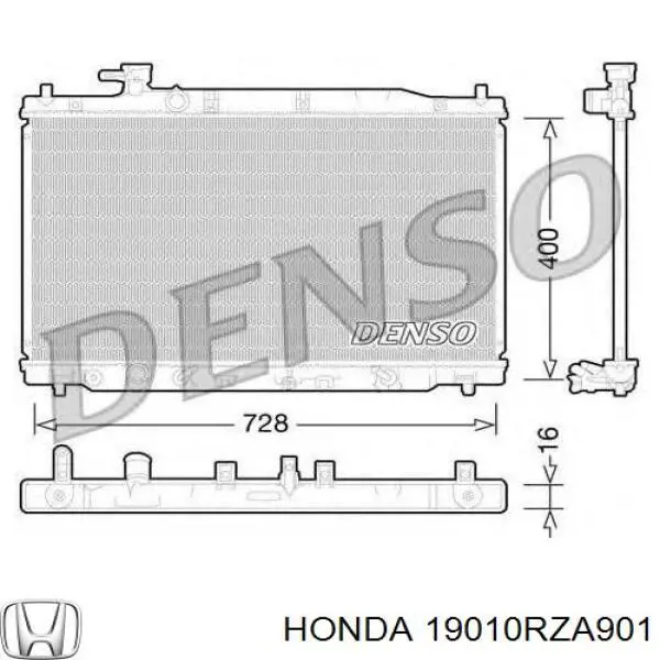 19010RZA901 Honda радіатор охолодження двигуна