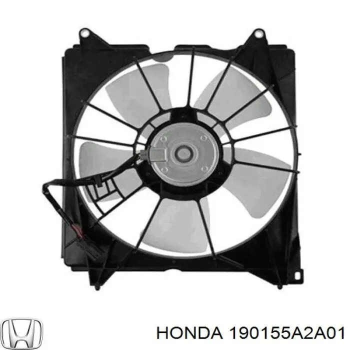 Дифузор радіатора охолодження, в зборі з двигуном і крильчаткою Honda 190155A2A01 ціна, від 37.68 USD