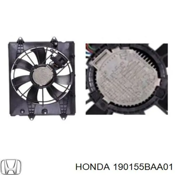 Дифузор (кожух) радіатора кондиціонера Honda Civic 10 (FC, FK) (Хонда Цивік)