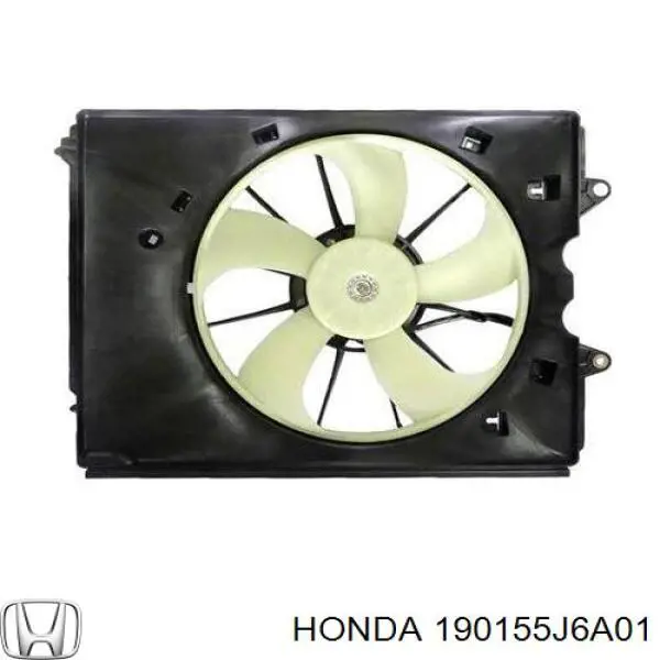 190155J6A01 Honda Дифузор (кожух) радіатора охолодження