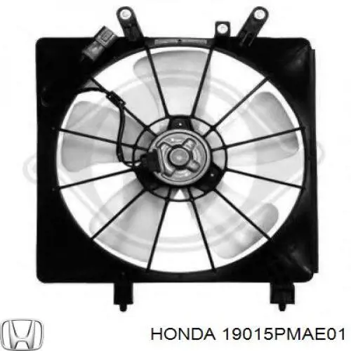 Дифузор (кожух) радіатора охолодження Honda 19015PMAE01 ціна, від 42.12 USD
