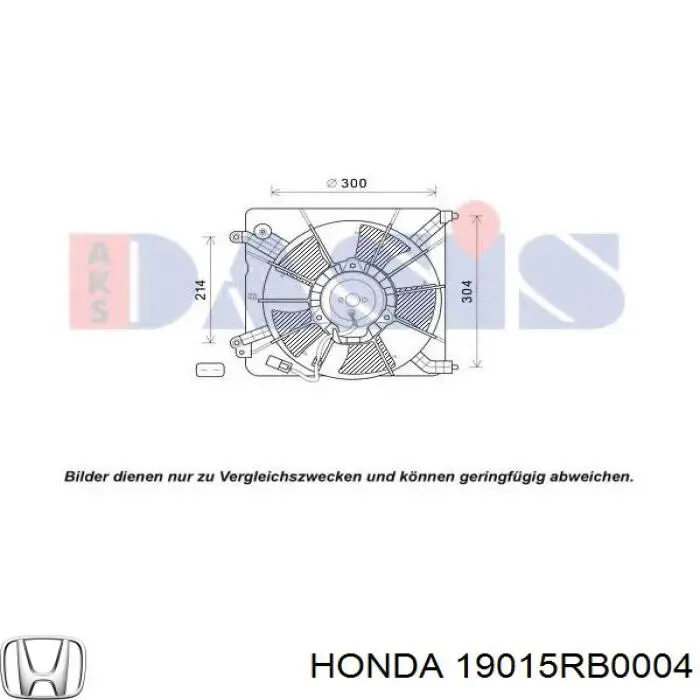19015RB0004 Honda Облицювання рамки радіатора