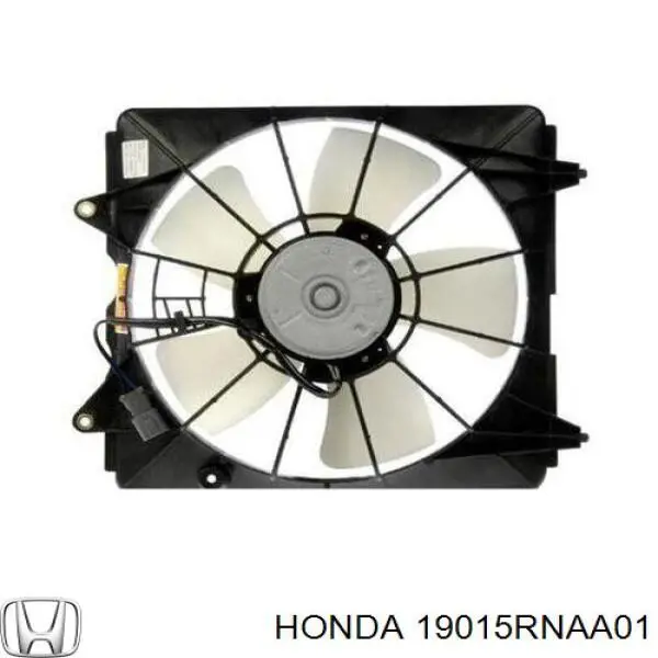 19015RNAA01 Honda дифузор (кожух радіатора охолодження)