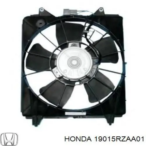 19015RZAA01 Honda дифузор (кожух радіатора охолодження)