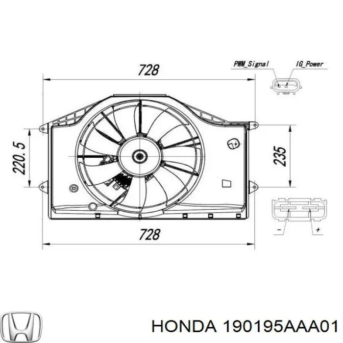  Honda 190195AAA01 ціна, від 13.41 USD