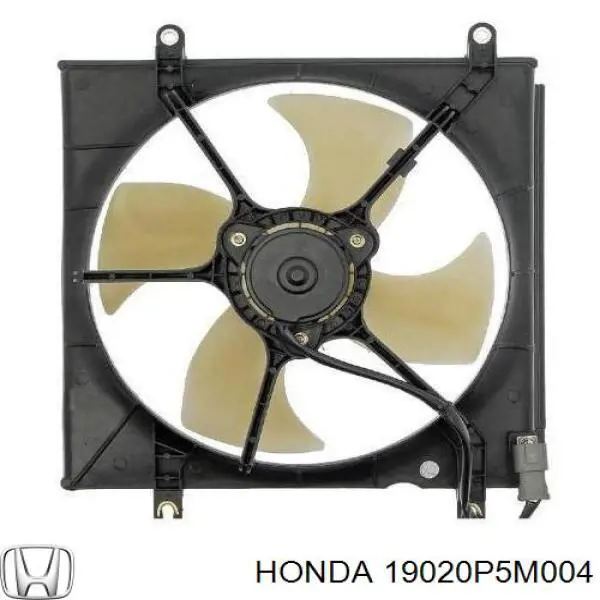 19020P5M004 Honda вентилятор/крильчатка радіатора охолодження