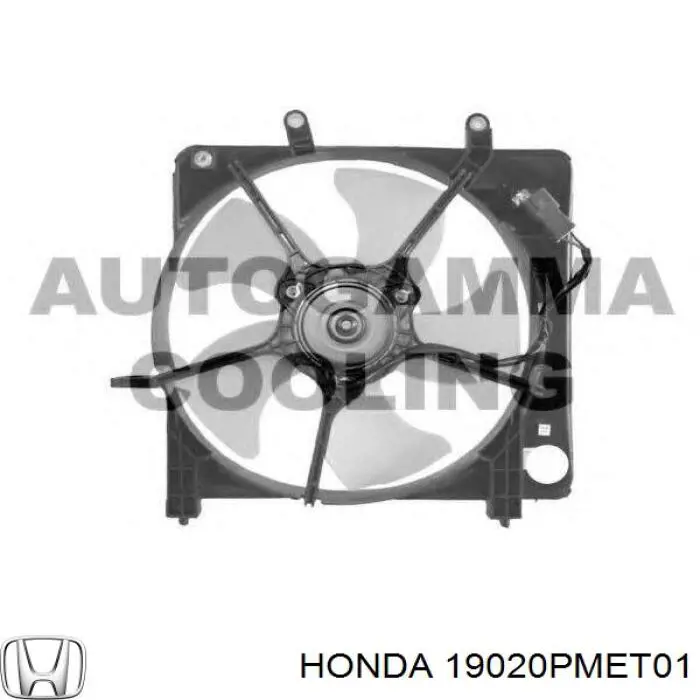 Вентилятор/крильчатка радіатора охолодження Honda 19020PMET01 ціна, від 46.81 USD