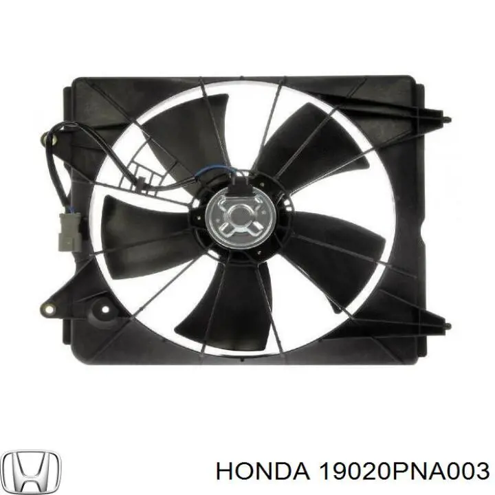 Вентилятор/крильчатка радіатора охолодження Honda STREAM (RN) (Хонда STREAM)