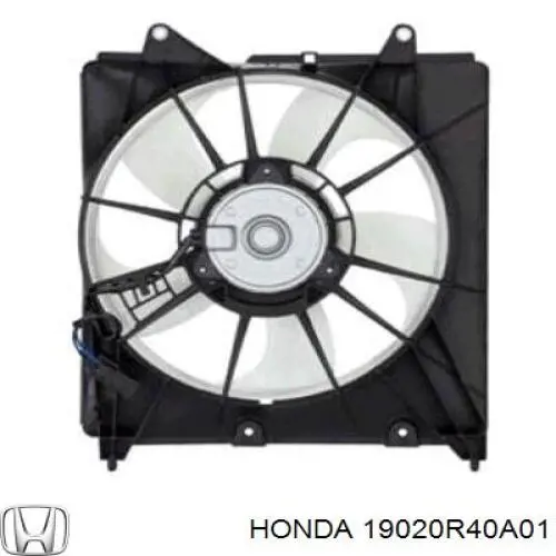 Вентилятор / крильчатка радіатора охолодження, лівий Honda 19020R40A01 ціна, від 31.74 USD