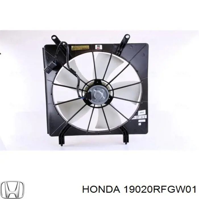 Дифузор (кожух) радіатора охолодження Honda 19020RFGW01 ціна, від 31.67 USD