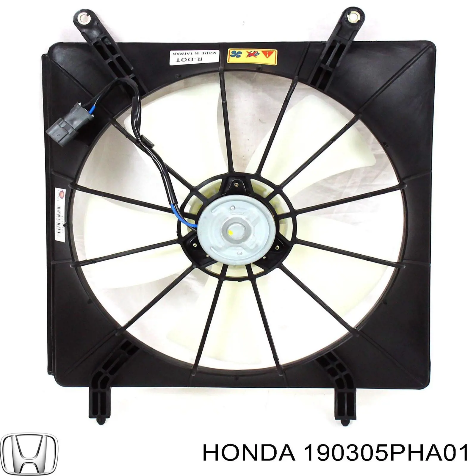 Купити 190305PHA01 Honda Двигун вентилятора системи охолодження, лівий