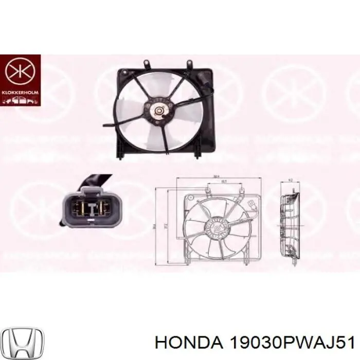Двигун вентилятора системи охолодження Honda Jazz (GD) (Хонда Джах)